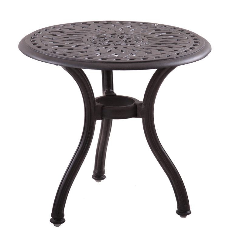 Astoria Grand Fairmont Metal Side Table & Reviews Wayfair